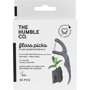 Humble Dental Floss Picks Charcoal 50-pack