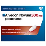 Alvedon Novum Filmdragerad tablett 500mg Blister, 20 st 