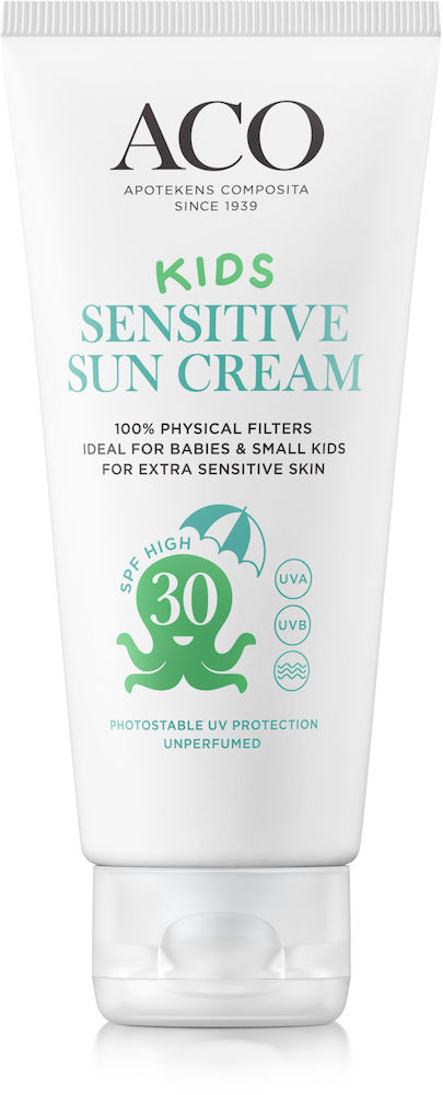 ACO Sun Kids Sensitive Cream Oparf SPF30 100 ml