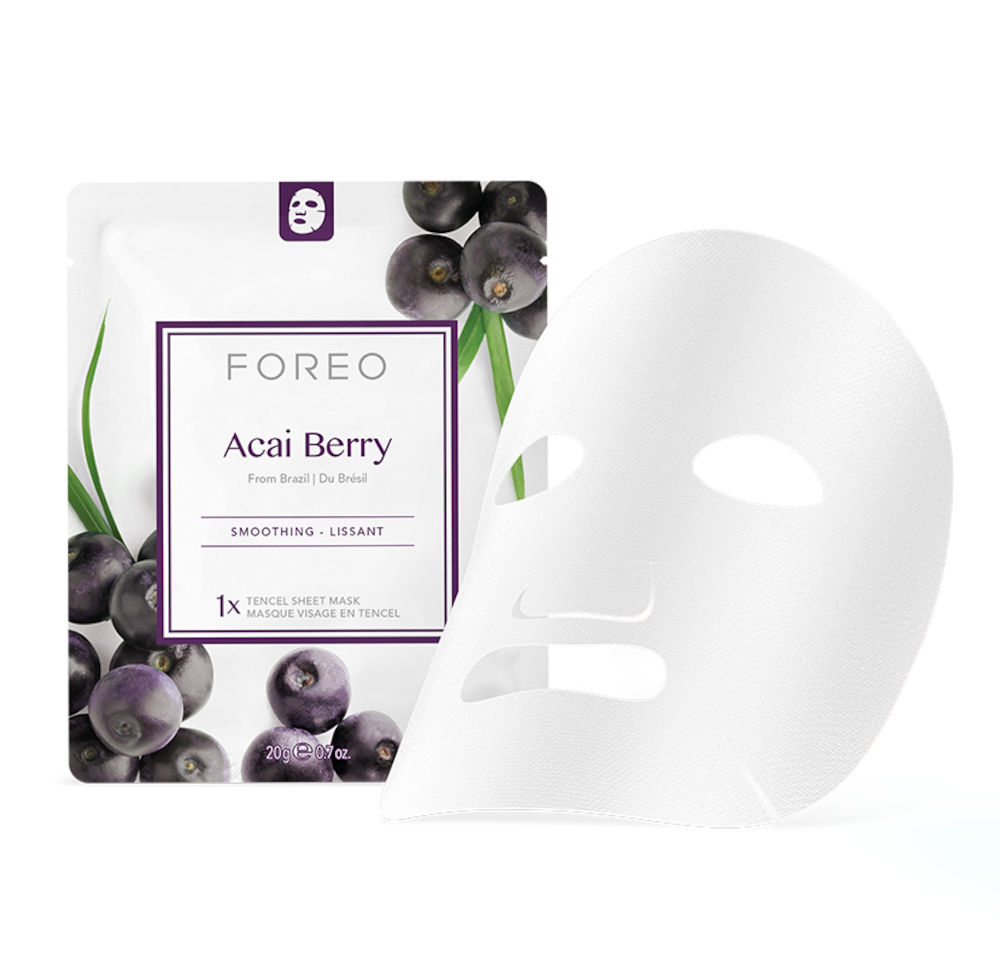 FOREO Farm to Face Acai Berry Sheet Mask 3 st