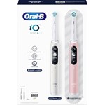 Oral-B iO6 Eltandborste White & Pink 2-pack
