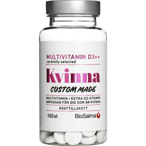 BioSalma Multivitamin Kvinna D-vitamin++ 100 tabletter