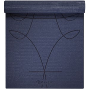 Gaiam Ink Alignment Yoga Mat 6 mm Premium