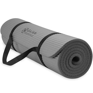 Gaiam Essentials Fitness Mat Grey 10 mm