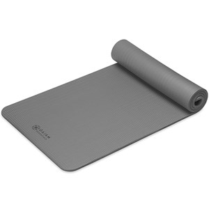 Gaiam Essentials Fitness Mat Grey 10 mm