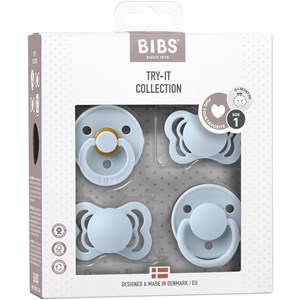 BIBS Try-It Collection Baby Blue 4-pack