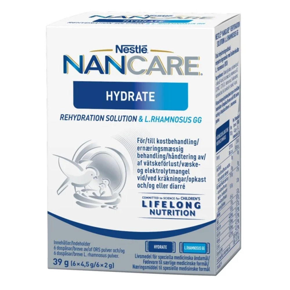 NANCARE Hydrate Rehydration Solution & L.Rhamnosus GG