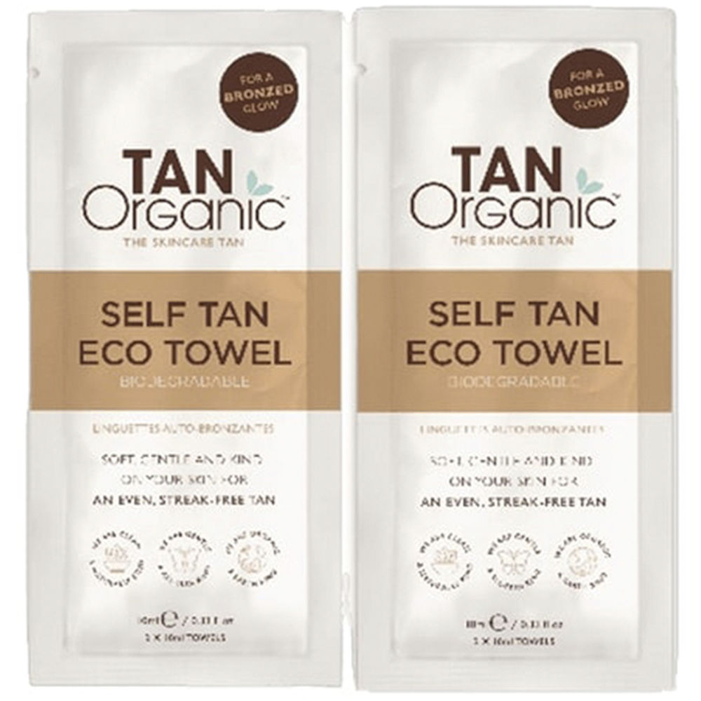TanOrganic Self Tan Eco Towel 2-pack
