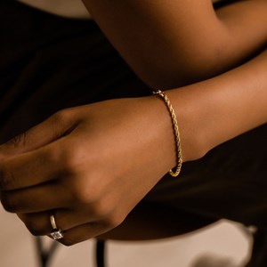 Blomdahl Armband Golden Twist 2,5 mm