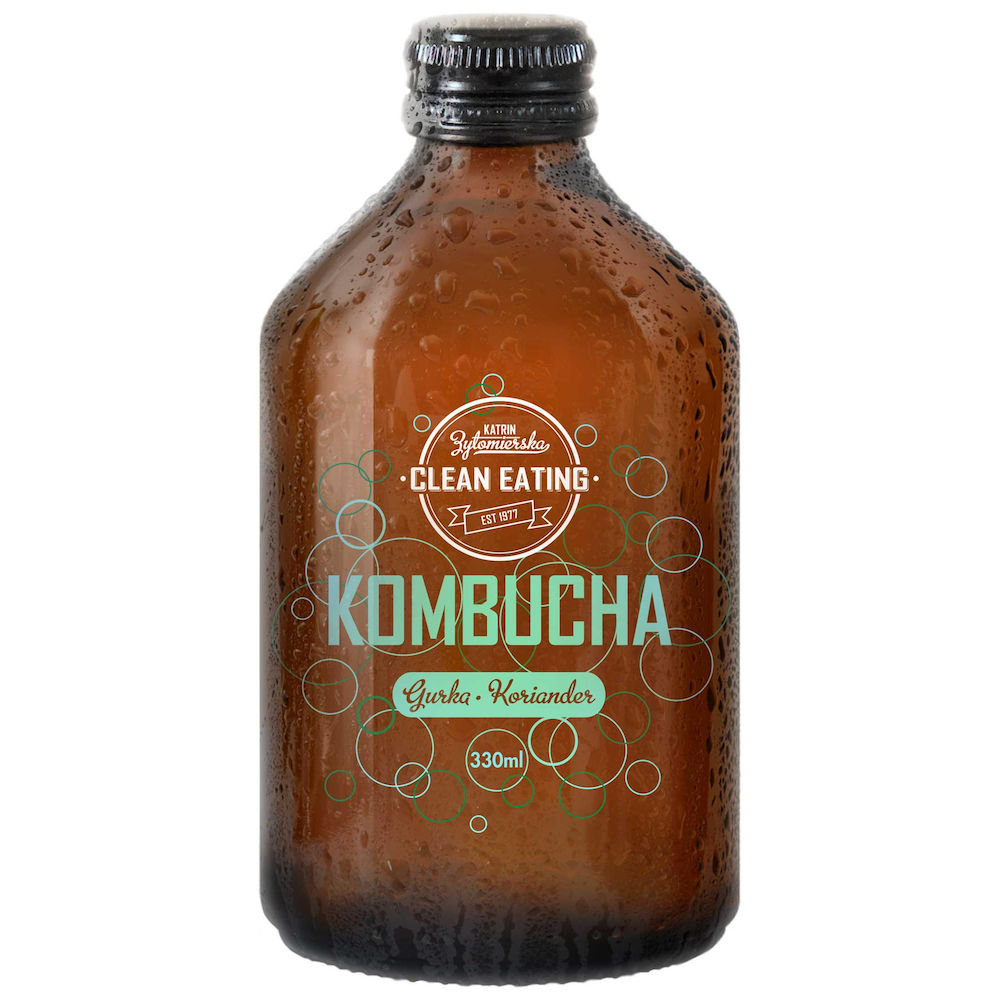 Clean Eating Kombucha Gurka Koriander 315 ml