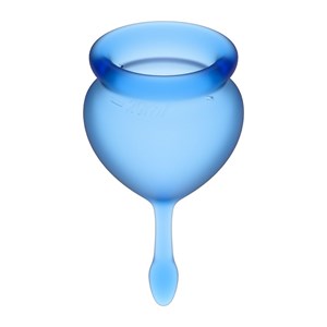 Satisfyer Feel Good Menstrual Cup Dark Blue 2 st
