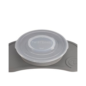 Twistshake Click-Mat Mini + Plate Pastel Grey 
