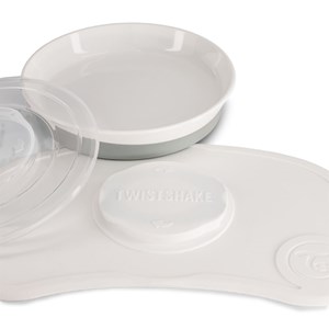 Twistshake Click-Mat Mini + Plate White 