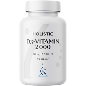 Holistic D3-vitamin 2000 90 kapslar