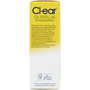 Cl-ear Örondroppar Olivolja 15 ml