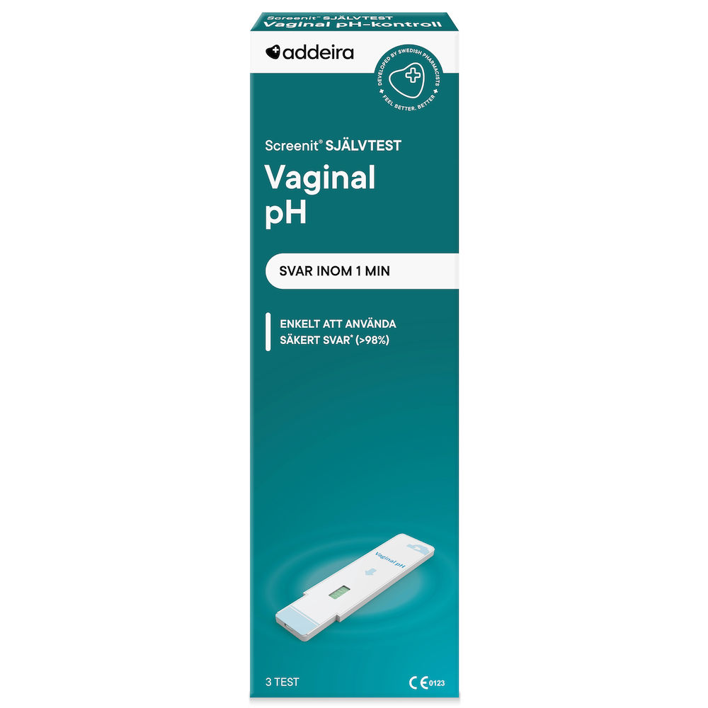 Addeira Screenit Självtest Vaginal pH 3 st
