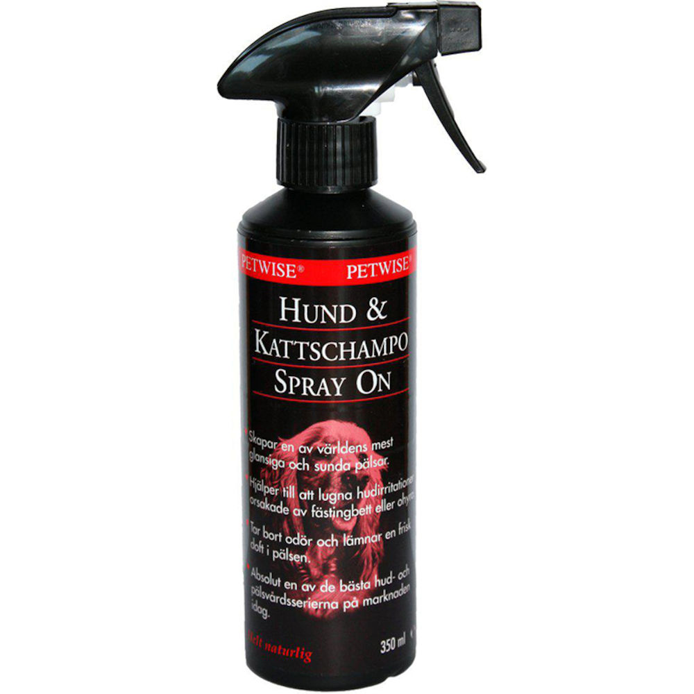 Petwise Spray On Hund & Kattschampo 350 ml