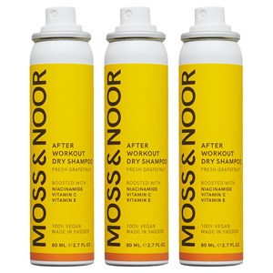 Moss & Noor After Workout Dry Shampoo Fresh Grapefruit 80 ml 3-pack
