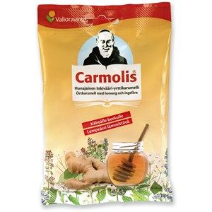 Carmolis Halskaramell Ingefära med Honung 75 g
