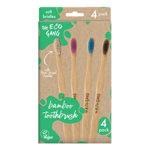 The Eco Gang Adult Bamboo Toothbrush Mix Soft 4 st