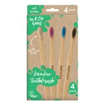 The Eco Gang Adult Bamboo Toothbrush Mix Soft 4 st