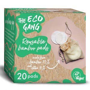 The Eco Gang Bamboo Pads Reusable 20 st