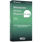 Melatonin Orion Pharma Tablett 3mg Blister, 10 tabletter