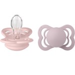 BIBS Supreme Silicone Blossom/Dusky Lilac 2-pack