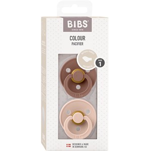 BIBS Colour Latex Anatomical Blush/Woodchuck 2-pack Size 1