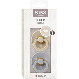 BIBS Colour Latex Anatomical Vanilla/Cloud 2-pack Size 1