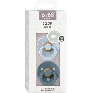 BIBS Colour Latex Symmetrical Baby Blue/Petrol 2-pack Size 2