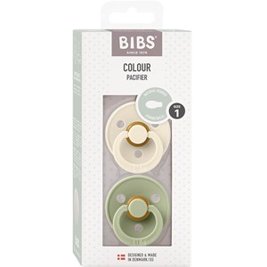 BIBS Colour Latex Symmetrical Ivory/Sage 2-pack Size 1