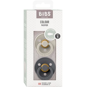 BIBS Colour Latex Symmetrical Sand/Iron 2-pack Size 1
