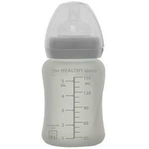 Everyday Baby Nappflaska Glas Healthy + Quiet Grey 150 ml