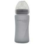 Everyday Baby Nappflaska Glas Healthy + Quiet Grey 240 ml