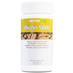 Better You Biotin 5000 100 kapslar