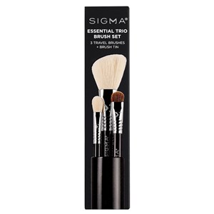 Sigma Beauty Essential Trio Brush Set Black