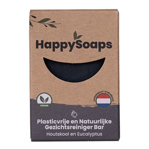 HappySoaps Facial Cleanser Charcoal and Eucalyptus 70 g
