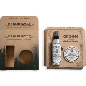 Mr Bear Family Kit - Spray & Pomade Sweetwood 200 + 100 ml