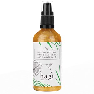 Hagi Natural Body Oil with Chia Seed Oil and Golden Dust 100 ml