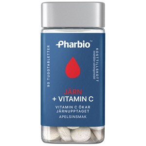 Pharbio Järn + Vitamin C 90 st
