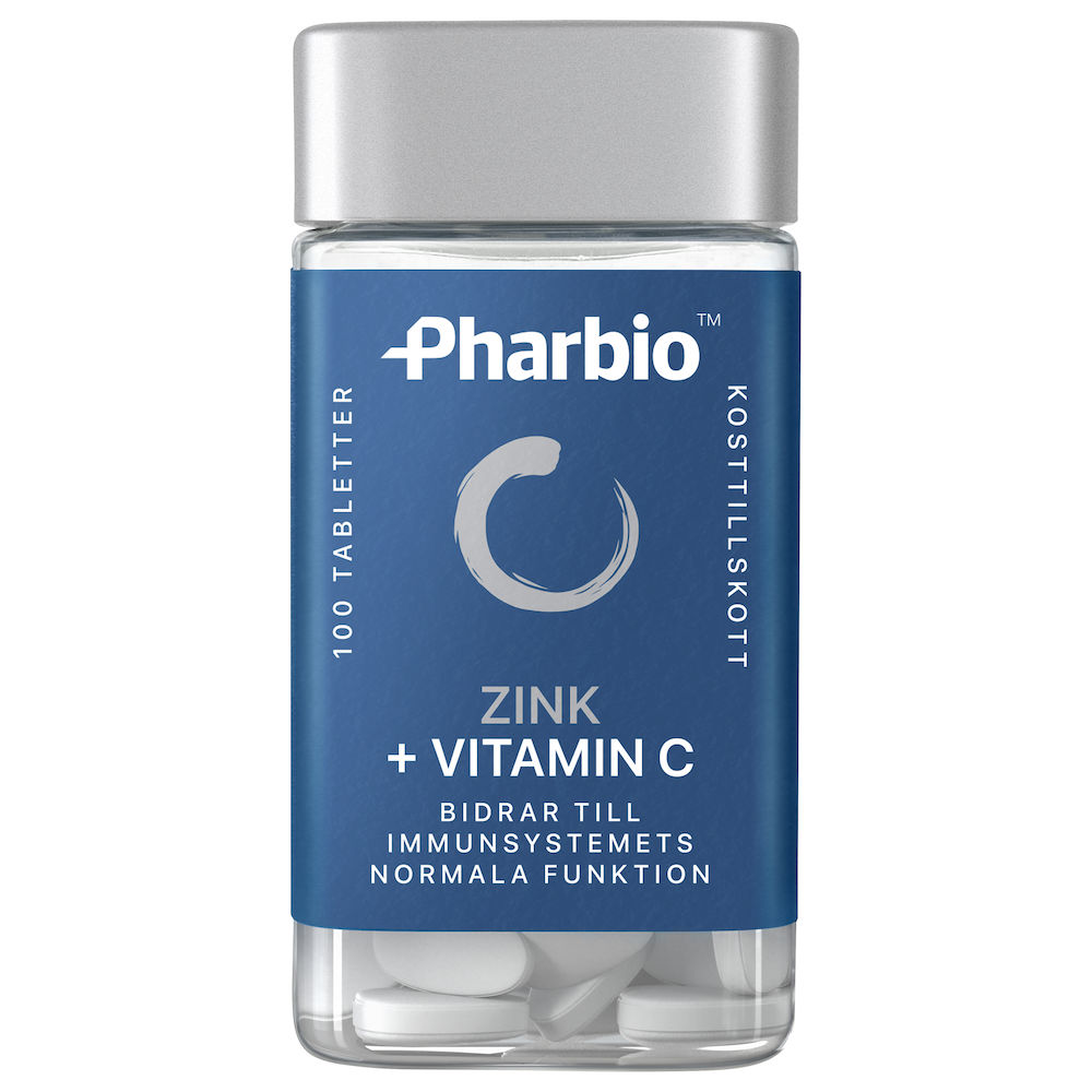 Pharbio Zink + Vitamin C 100 st