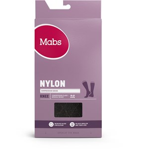 Mabs Nylon Knee Design Black 1 par XL
