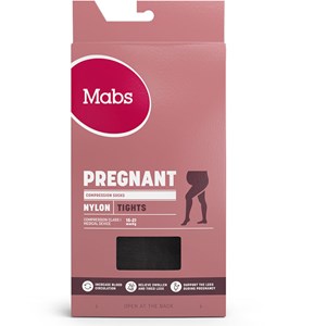 Mabs Nylon Tights Black Pregnant 1 par S