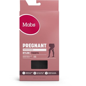 Mabs Nylon Tights Black Pregnant 1 par M