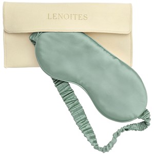 Lenoites Mulberry Sleep Mask with Pouch Green