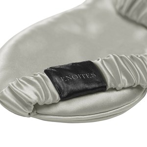 Lenoites Mulberry Sleep Mask with Pouch Grey