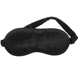 Lenoites Mulberry Sleep Mask with Pouch Black