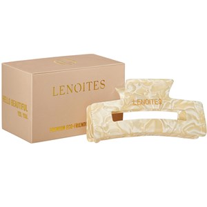 Lenoites Premium Eco-Friendly Hair Claw Champagne Pearl 