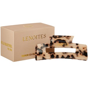 Lenoites Premium Eco-Friendly Hair Claw Nude Leopard 